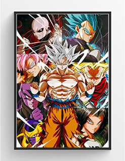 Dragon Ball Z 3D Hologram framed