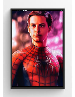 Spider-Man 3D Hologram framed