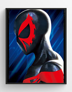 Spider-Verse 3D Hologram framed