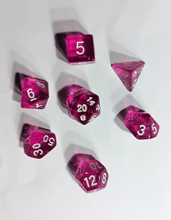 D&D Dice set - Ametist