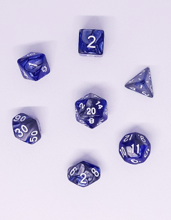 D&D Dice set - Dark Matter