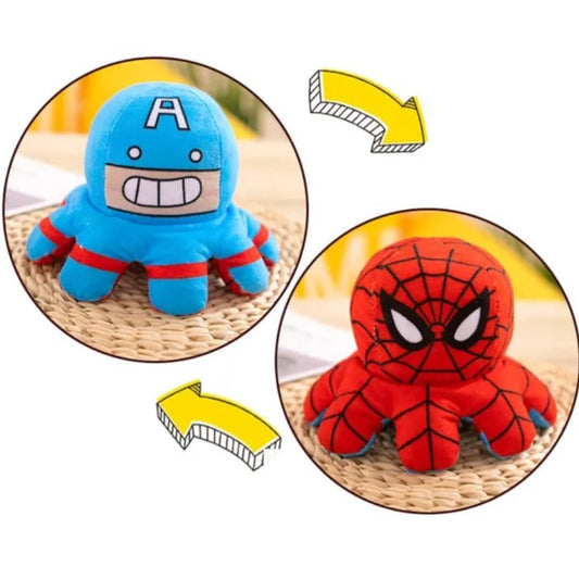 Reversible Squid pluche Captain America - Spider-Man